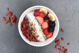 a smoothie bowl