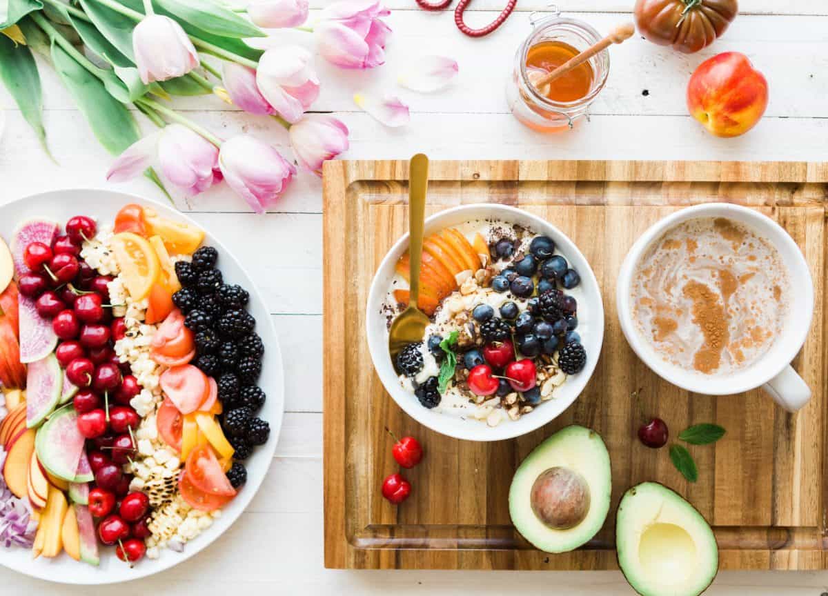 oatmeal and fruits